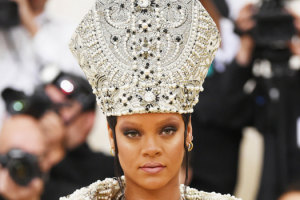 rihanna papa met gala