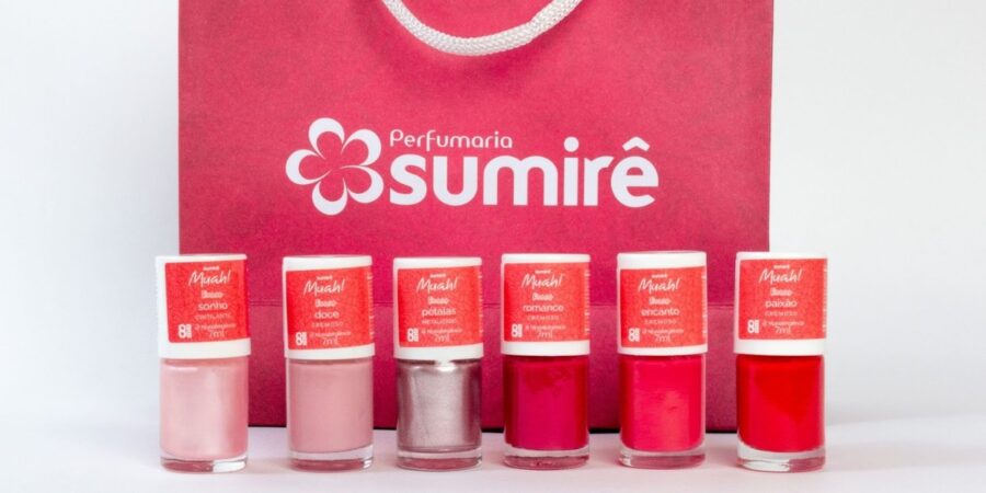 Muah! Rosas : Sumirê lança linha de esmaltes!